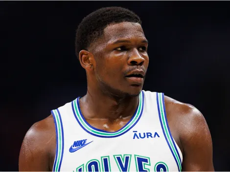 Anthony Edwards reacts to his struggles vs Kyrie Irving