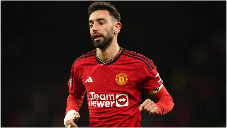 Manchester United's Bruno Fernandes
