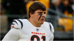 Trey Hendrickson #91 of the Cincinnati Bengals looks on prior to a game against the Pittsburgh Steelers at Acrisure Stadium on December 23, 2023 in Pittsburgh, Pennsylvania.