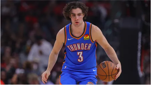 Oklahoma City Thunder guard Josh Giddey