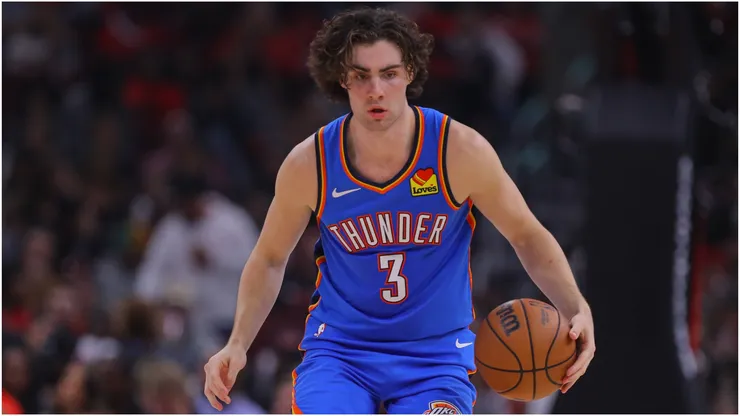Oklahoma City Thunder guard Josh Giddey
