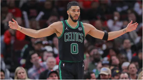Jayson Tatum of the Boston Celtics