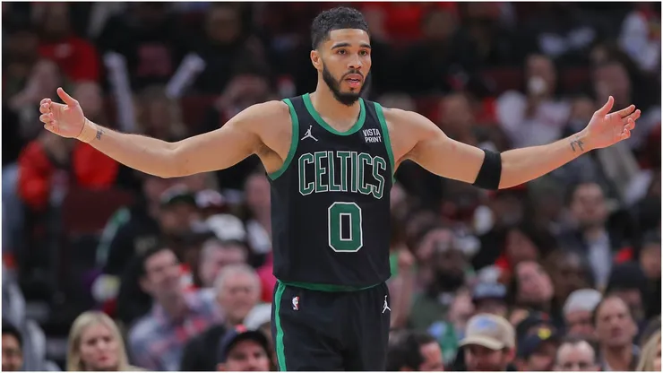 Jayson Tatum of the Boston Celtics