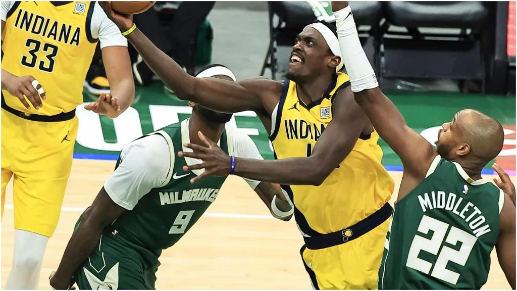 Pascal Siakam (2nd R) of Indiana Pacers goes for a layup – IMAGO / Xinhua