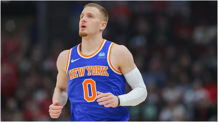 Donte DiVincenzo of the New York Knicks