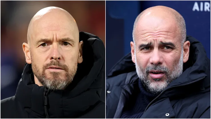 Erik ten Hag and Pep Guardiola