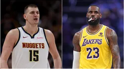 Nikola Jokic and LeBron James