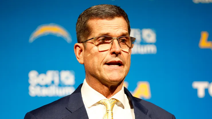 Jim Harbaugh, head coach of the Los Angeles Chargers