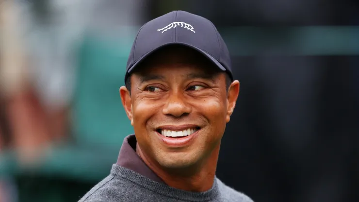 Tiger Woods at the 2024 Masters Tournament
