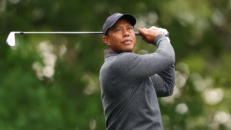 Tiger Woods at the 2024 Masters Tournament