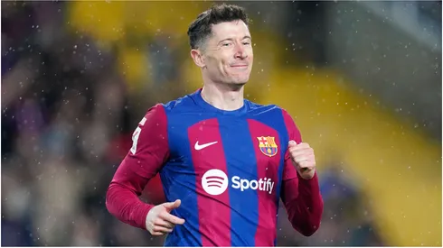 Robert Lewandowski of FC Barcelona