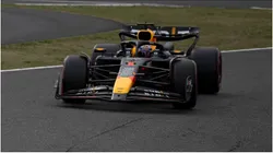 Max Verstappen qualified on pole position