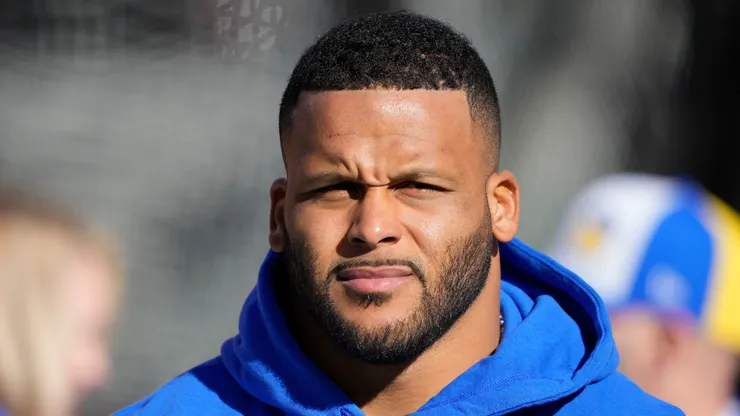 Aaron Donald, former player of the Los Angeles Rams