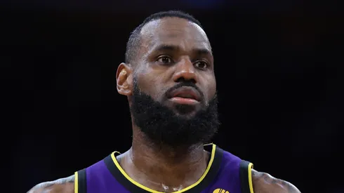 LeBron James of the Los Angeles Lakers
