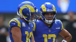 Cooper Kupp (left) with Puka Nacua (right), wide receivers of the Los Angeles Rams