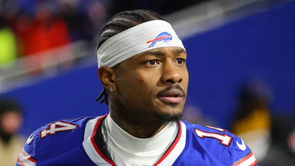 Diggs looks on during a game.