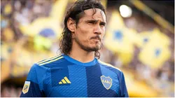 Edinson Cavani of Boca Juniors