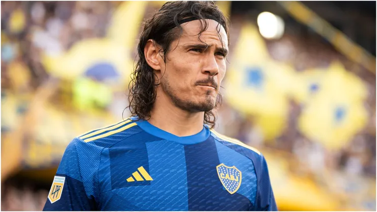 Edinson Cavani of Boca Juniors