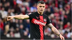 Granit Xhaka of Bayer Leverkusen