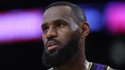 LeBron James of the Los Angeles Lakers