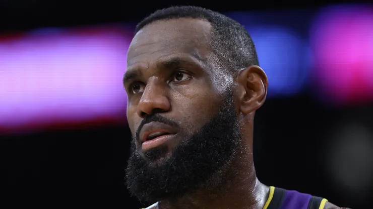 LeBron James of the Los Angeles Lakers