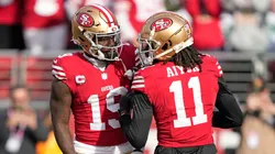 Deebo Samuel with Brandon Aiyuk, wide receivers of the San Francisco 49ers