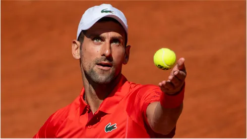 Novak Djokovic of Serbia