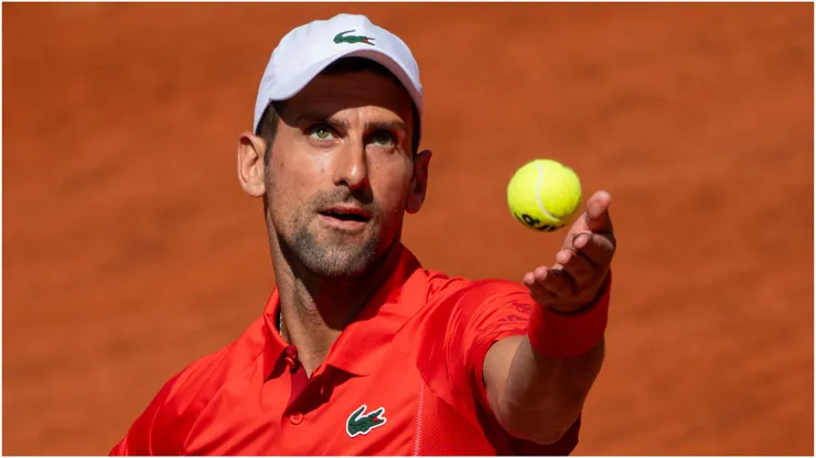 Novak Djokovic of Serbia