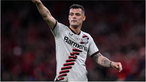 Granit Xhaka of Bayer Leverkusen