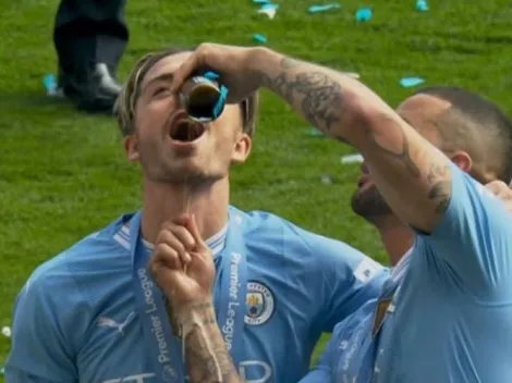Jack Grealish drunk again at Manchester City title party