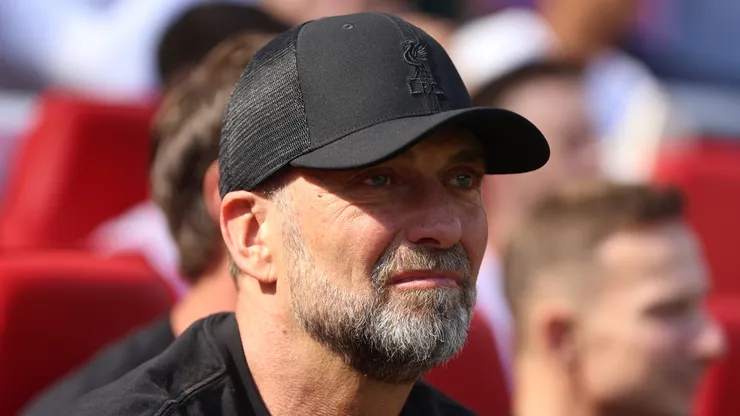 Jürgen Klopp during his last game at Anfield