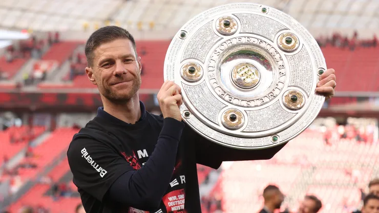 Xabi Alonso of Bayer Leverkusen