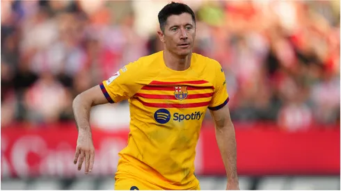 Robert Lewandowski of FC Barcelona