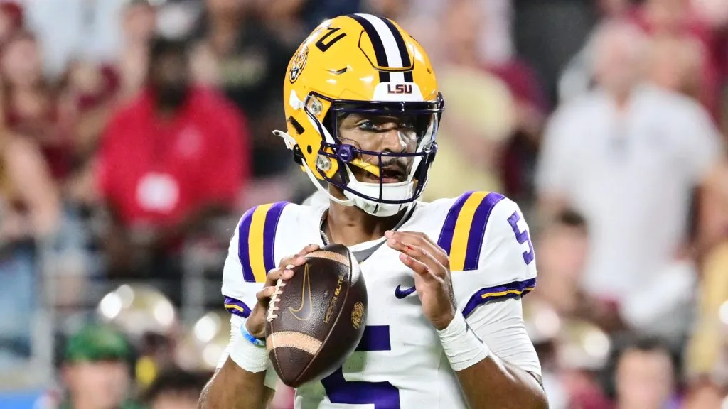 Jayden Daniels was selected by the Washington Commanders in the 2024 NFL Draft