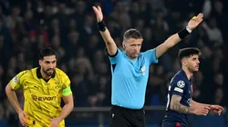 Daniele Orsato during the Champions League game between PSG and Dortmund.