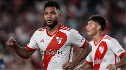 Miguel Borja of River Plate