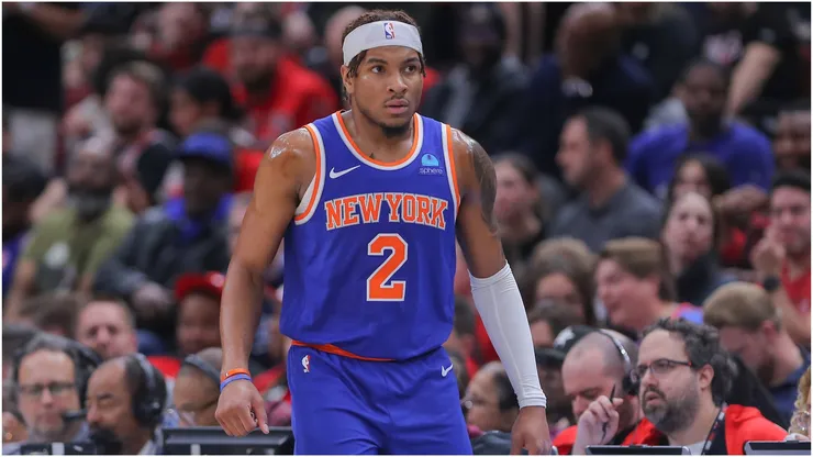 Miles McBride of the New York Knicks