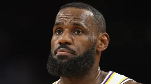 LeBron James of the Los Angeles Lakers