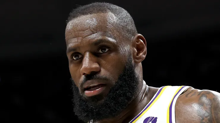 LeBron James of the Los Angeles Lakers