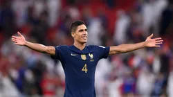 Raphael Varane of France celebrates victory after the FIFA World Cup Qatar 2022 Round of 16 match between France and Poland