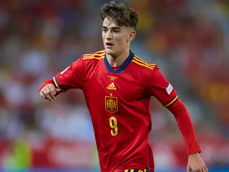 Why is Gavi not playing for Spain vs Georgia today in Euro 2024 Round of 16?