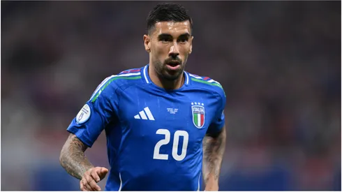 Mattia Zaccagni of Italy