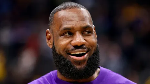 LeBron James of the Los Angeles Lakers