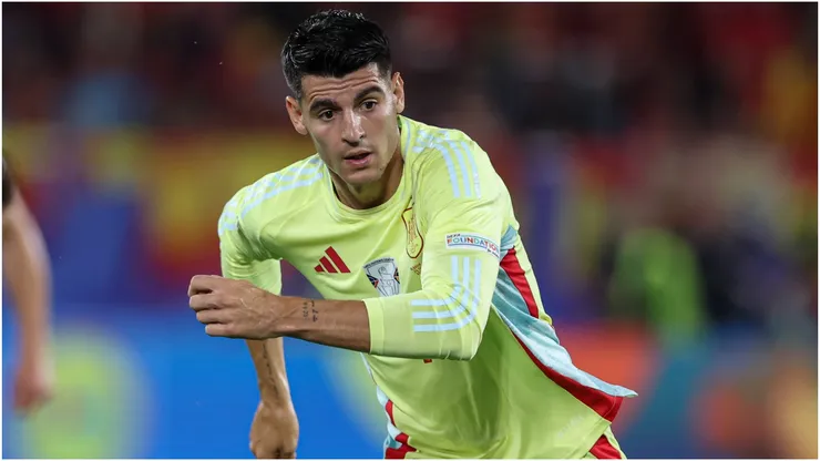 Alvaro Morata of Spain