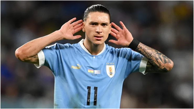 Darwin Nunez of Uruguay