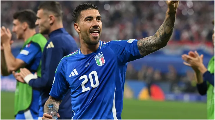 Mattia Zaccagni of Italy