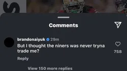 Brandon Aiyuk is ready to part ways with the 49ers