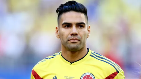 Radamel Falcao Garcia of Colombia before the 2018 FIFA World Cup Russia group H match between Senegal and Colombia