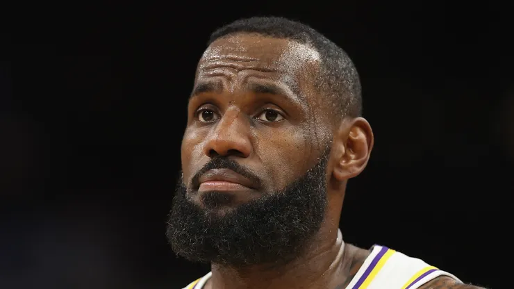 LeBron James of the Los Angeles Lakers