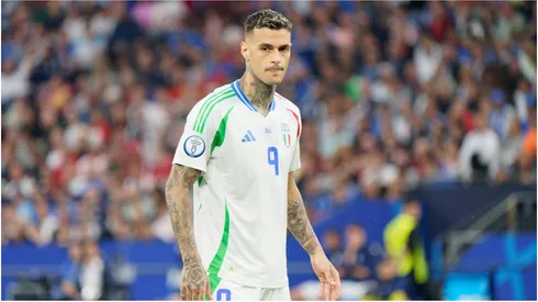 Gianluca Scamacca of Italy